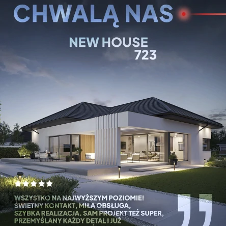 Atrakcyjne projekty domów nowoczesnych solidnie wykonanych pod klucz.