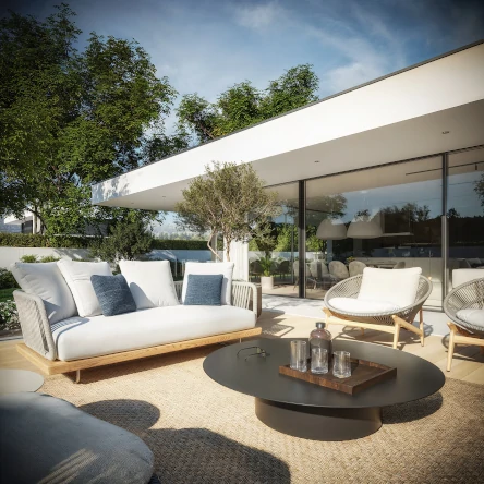 Ekskluzywny, parterowy projekt domu z płaskim dachem!